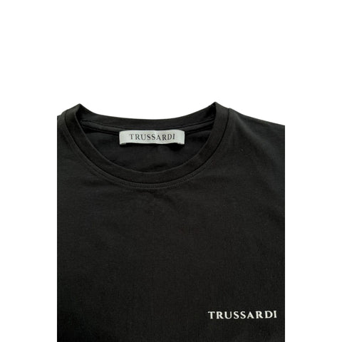 Black Trussardi Beachwear TRU25MTS03 by Jag Couture London - New York, featuring stylish design and comfortable fit.