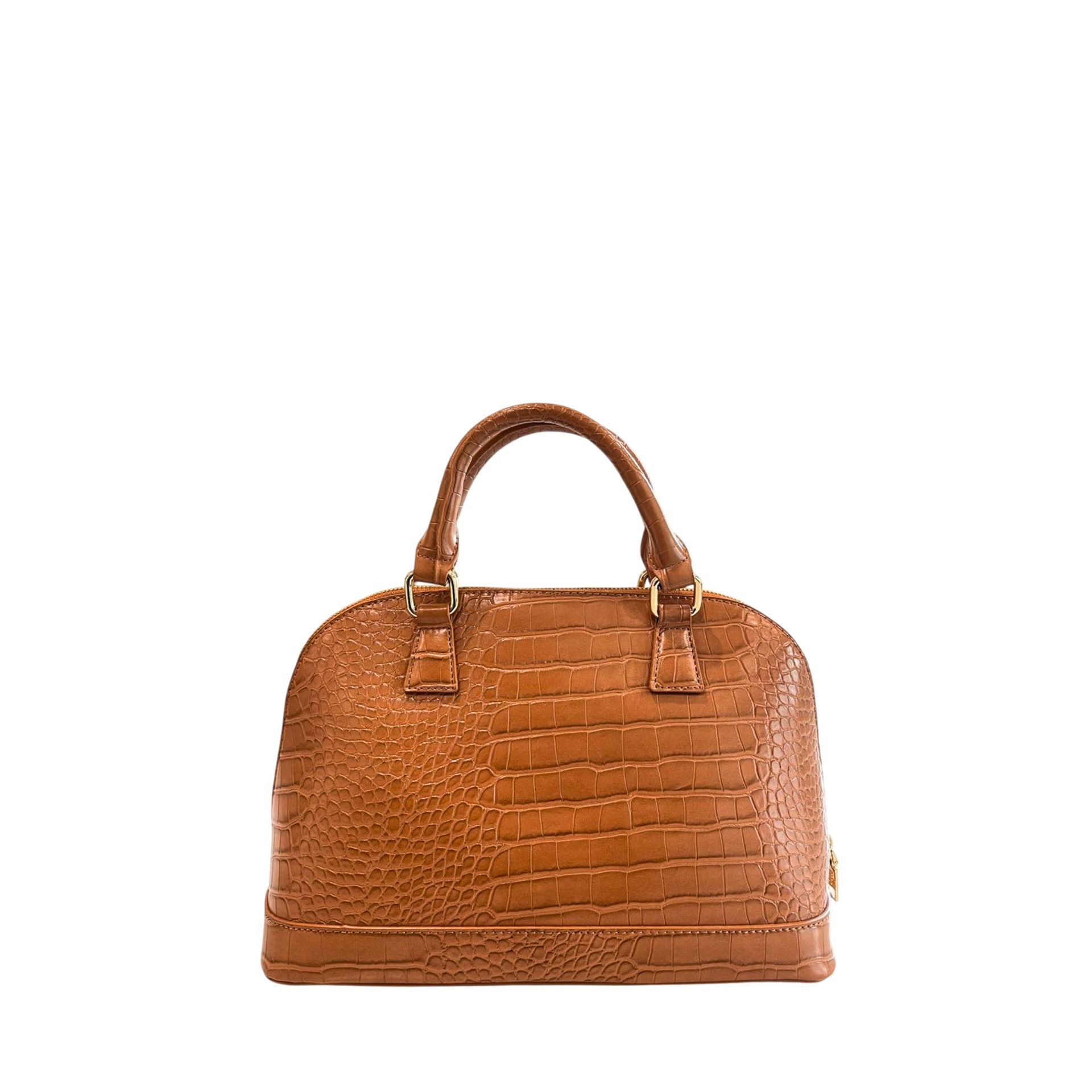 Close-up of a Cristinaeffe CF24FW023_CUOIO handbag by Jag Couture London-New York, showing textured leather and sleek design.