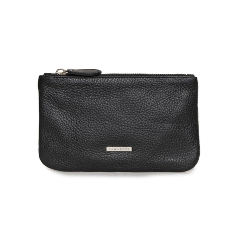 Jag Couture London New York Lamarthe X073 Tre102 U900 handbag with sleek leather design and silver hardware, front view.