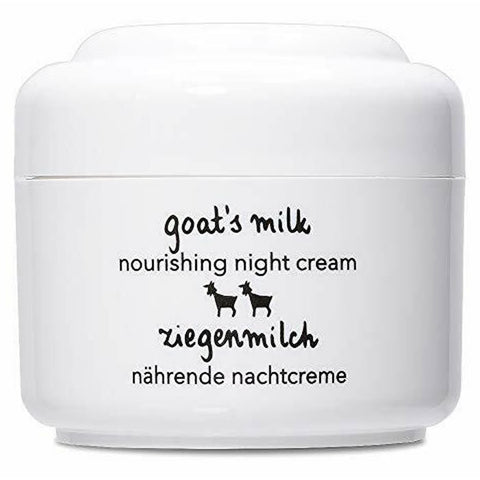 Jag Couture London Ziaja Leche De Cabra Crema Facial de Noche 50ml jar showing creamy texture and product packaging