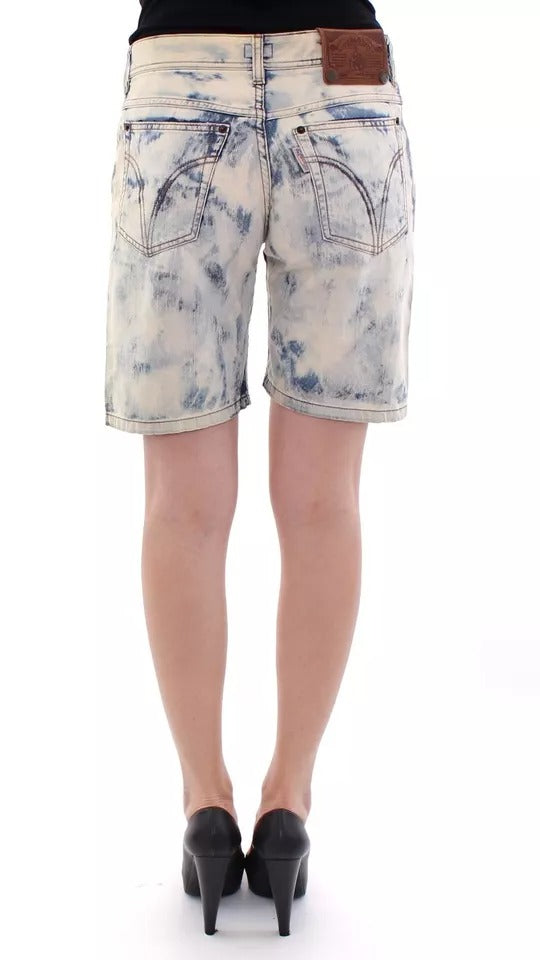 Blue D&amp;G Cotton Washed Jeans Denim Shorts