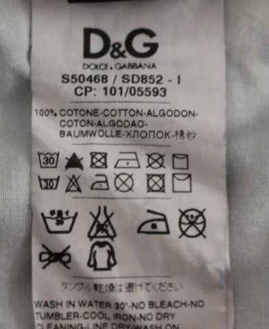 Blue D&amp;G Cotton Washed Jeans Denim Shorts