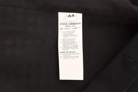 Black Wool Silk Dress Gilet Jacket Vest