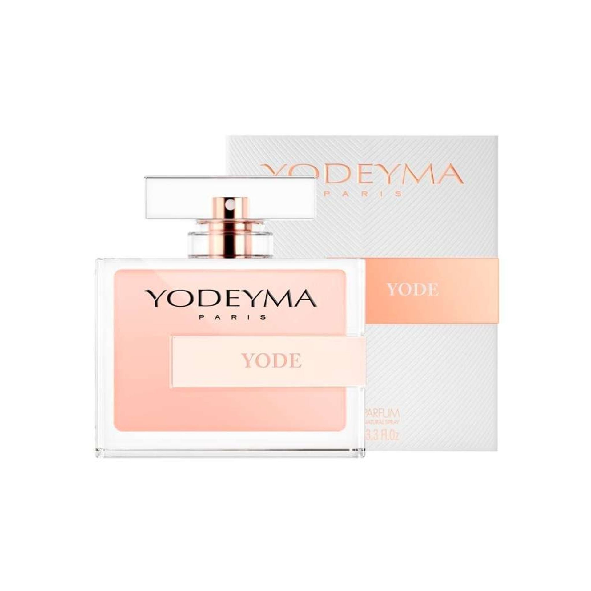 Yodeyma Yode_W 100ml perfume bottle by Jag Couture London - New York, sleek glass container with elegant design