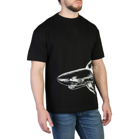 Palm Angels hoodie by Jag Couture London-New York, featuring black fabric and stylish logo design on the front.