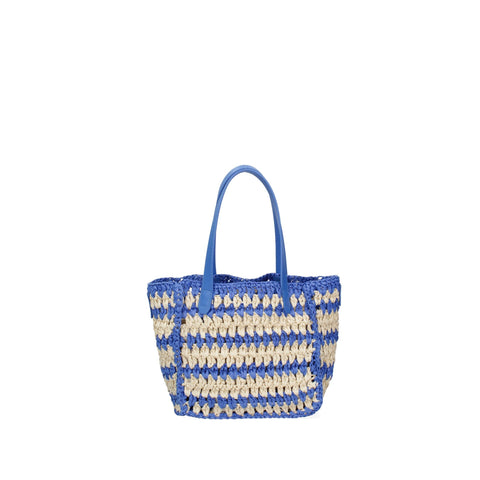 Blue Viola Castellani VC220738223FBG-BLUE handbag by Jag Couture London - New York, featuring sleek design and elegant leather details.