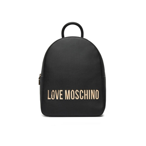 Love Moschino JC4193PP1MKD0000 handbag by Jag Couture London - New York, featuring a stylish black leather design with gold-tone hardware.