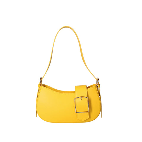 Jag Couture London Roberta Rossi RR220721323FBG-L224 Giallo dress with vibrant yellow fabric and elegant design.