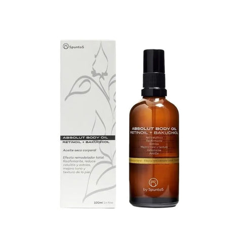 5punto5 Dry Body Oil by Jag Couture London New York, 100ml bottle with sleek packaging and pump dispenser for nourishing skin