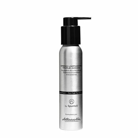 Jag Couture London 5punto5 Triple Action Cleansing Cream 100ml, creamy formula in a sleek tube with product branding visible.