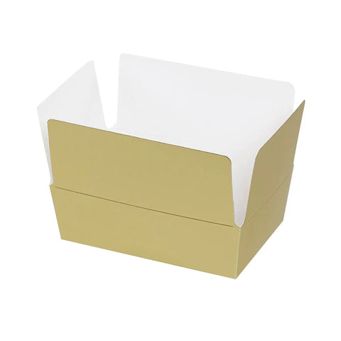 Six matte gold chocolate ballotins from Jag Couture London New York, elegant gift boxes for chocolates.