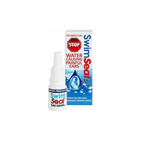 Jag Couture London - New York Swinseal Swim Seal gotas para protección del oído, 7.5ml, con envase y gotero.