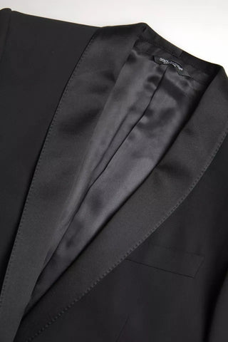 Black Wool Single Breasted MARTINI Blazerclothing