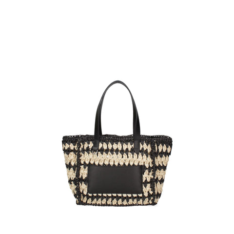 Black Viola Castellani VC220738223FBG handbag by Jag Couture London New York with textured leather and silver hardware.