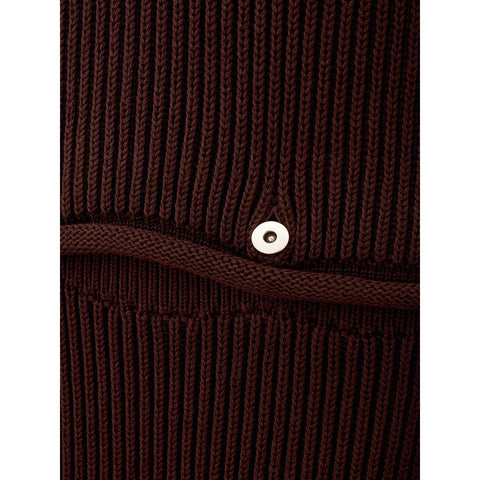 Brown Viscose Casual Dress