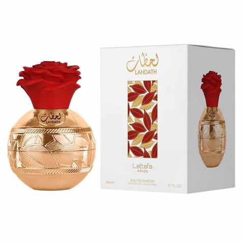 Jag Couture London Pride Lahdath Eau de Parfum spray in 80ml bottle, elegant fragrance with a sleek design.