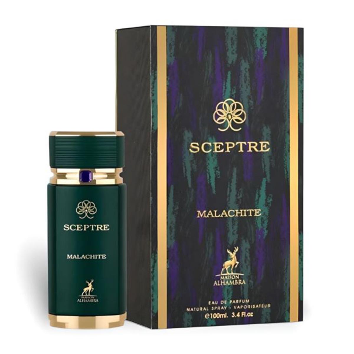 Maison Alhambra Sceptre Malachite Eau De Parfum 100ml Spray Jag Couture London - New York