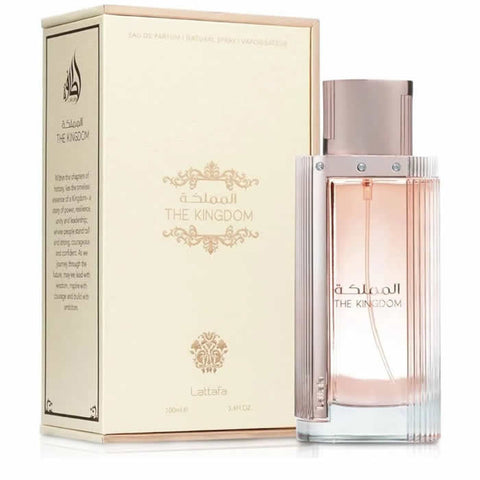 Jag Couture London The Kingdom women’s eau de parfum spray, 100ml bottle with elegant floral and oriental scent design.