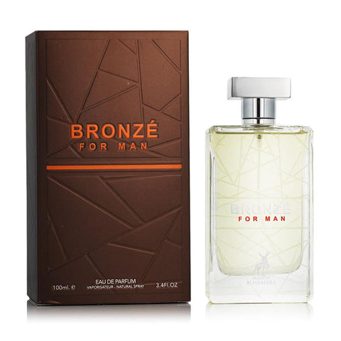 Maison Alhambra Bronze For Man Eau De Parfum spray by Jag Couture London, 100ml bottle with bronze accents.