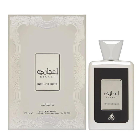 Lattafa Ejaazi Intensive Silver Eau De Parfum 100ml Spray Jag Couture London - New York