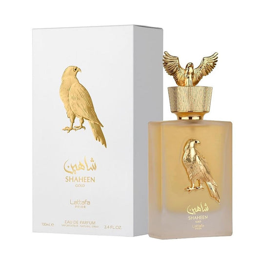 Lattafa Shaheen Gold Eau De Parfum 100ml Spray Jag Couture London - New York
