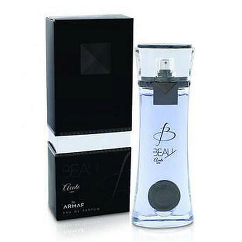 Armaf Beau For Men Eau De Parfum 100ml bottle with sleek design, displayed on a neutral background.