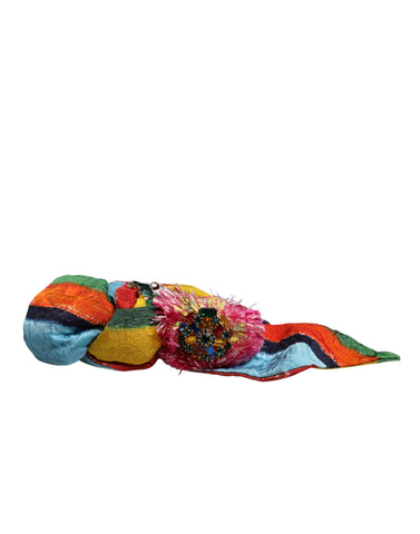 Multicolor Floral Crystal Embellished Diadem Headband