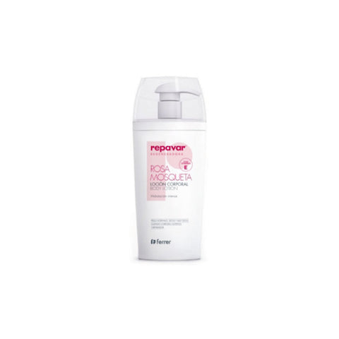 Jag Couture London New York Repavar Rosehip Body Lotion 500ml bottle with pump dispenser, moisturizing skincare product.