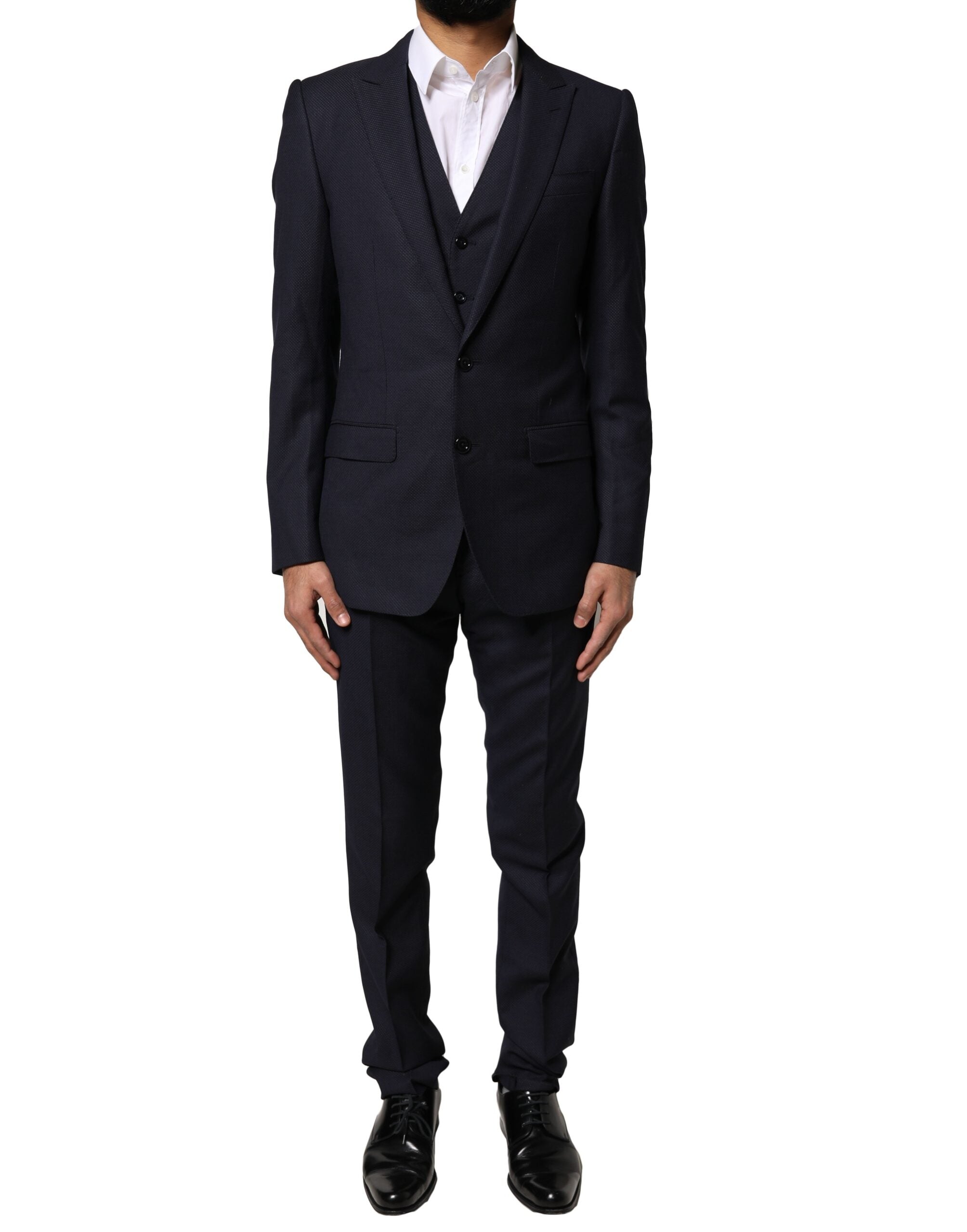 Dark Gray Fantasy MARTINI 3 Piece Formal Suit - Jag Couture London