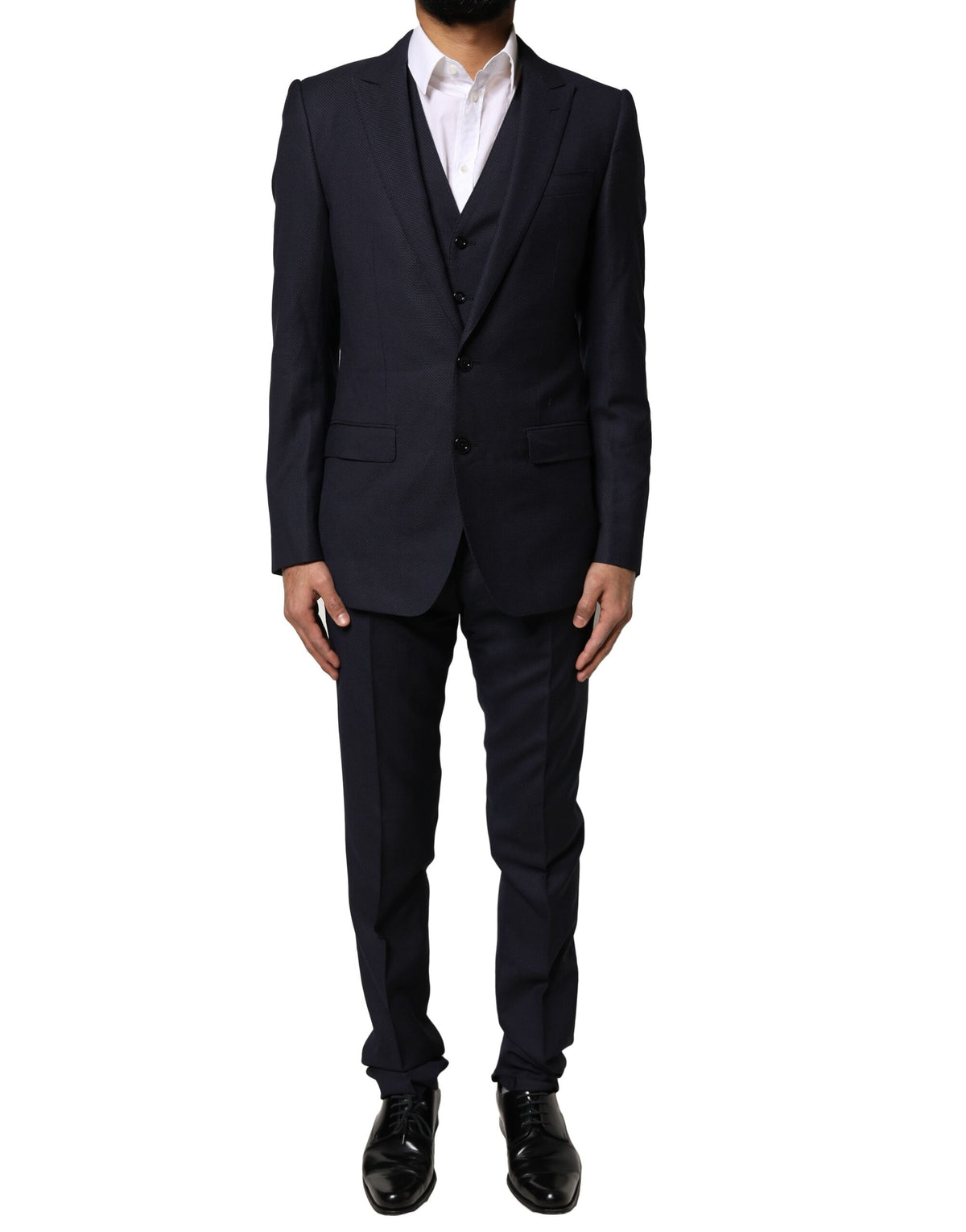 Dark Gray Fantasy MARTINI 3 Piece Formal Suit - Jag Couture London