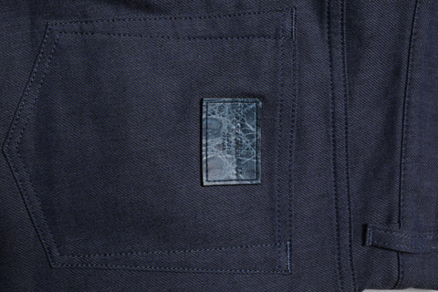 Dark Blue Cotton Stretch Skinny Denim Jeans