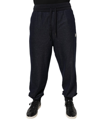 Dark Gray Jacquard Jogger Men Sweatpants Pants
