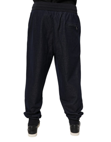 Dark Gray Jacquard Jogger Men Sweatpants Pants