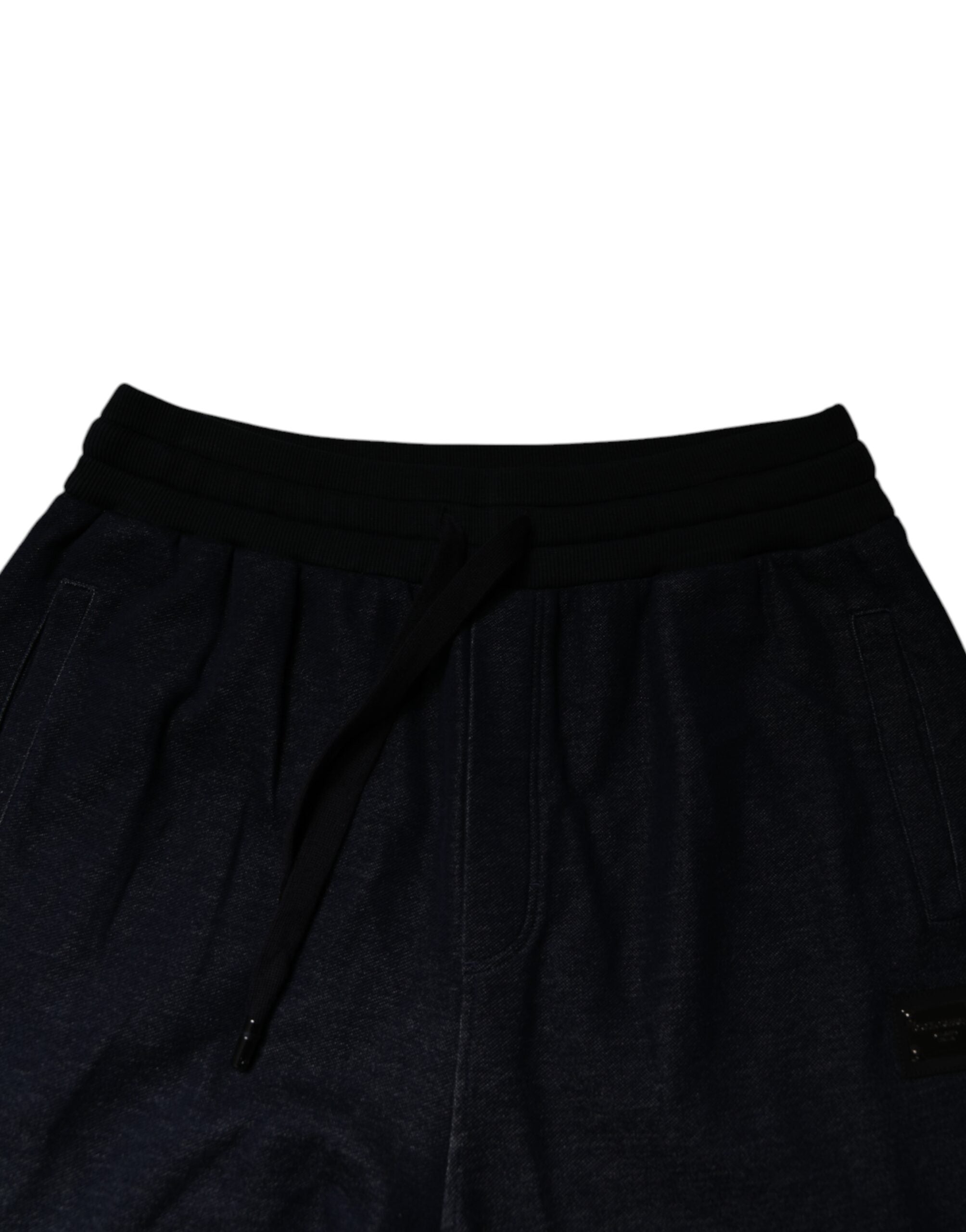 Dark Gray Jacquard Jogger Men Sweatpants Pants