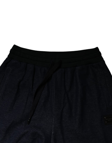 Dark Gray Jacquard Jogger Men Sweatpants Pants