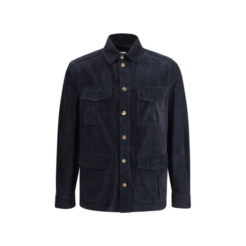 Suede leather shirt Jacket