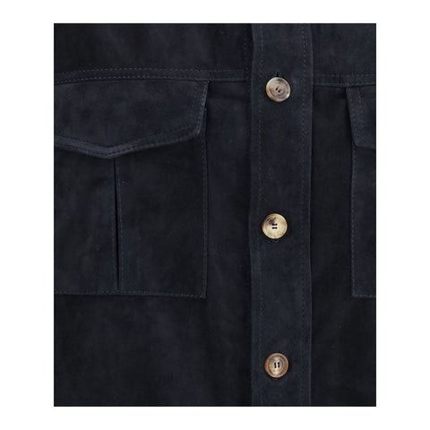 Suede leather shirt Jacket