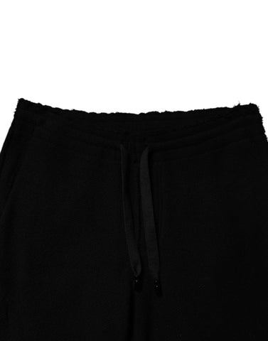 Black Cashmere Jogger Men Sweatpants Pants