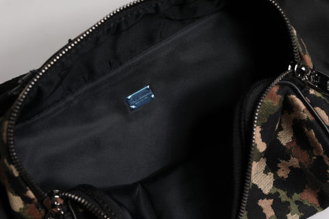 Multicolor Leopard DG Logo Belt Waist Fanny Pack Bag