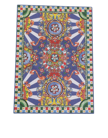 Multicolor Carretto Siciliano Envelope Post Card Holder