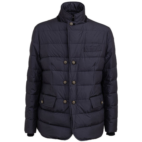 Blue Polyester Coat