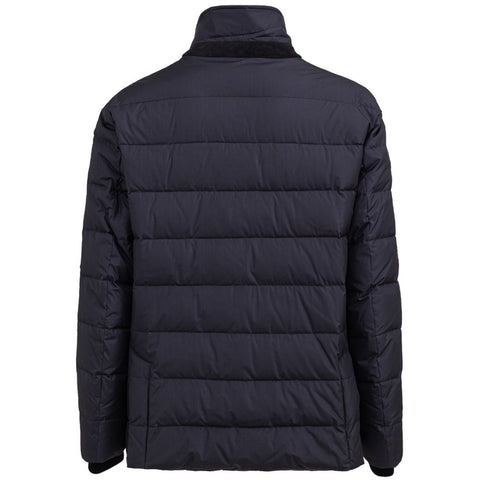Blue Polyester Coat