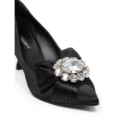 Black Viscose Pumps