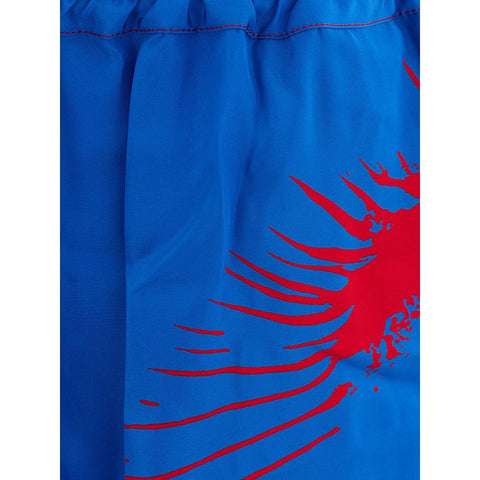 Multicolor Viscose Shorts