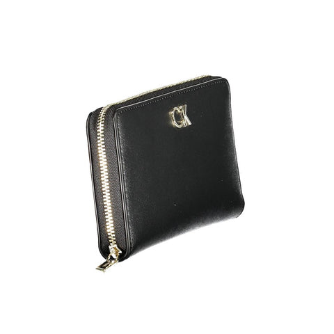 Black Polyethylene Women Wallet