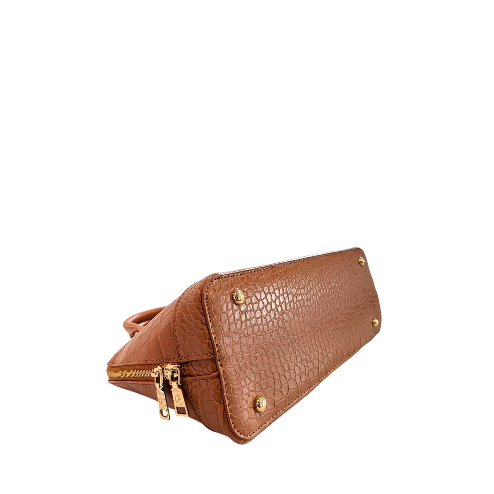 Cristinaeffe CF24FW023_CUOIO handbag by Jag Couture London New York, featuring smooth leather and stylish design.