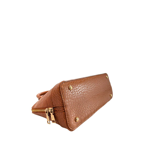 Cristinaeffe CF24FW023_CUOIO handbag by Jag Couture London New York, featuring smooth leather and stylish design.