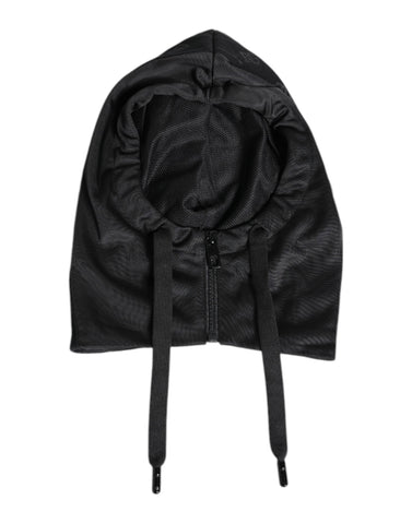 Black Polyester Whole Head Wrap Hat