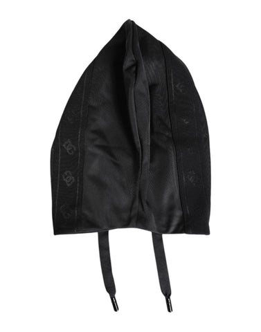 Black Polyester Whole Head Wrap Hat