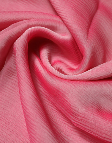Pink Silk Rectangle Women Wrap Shawl Scarf